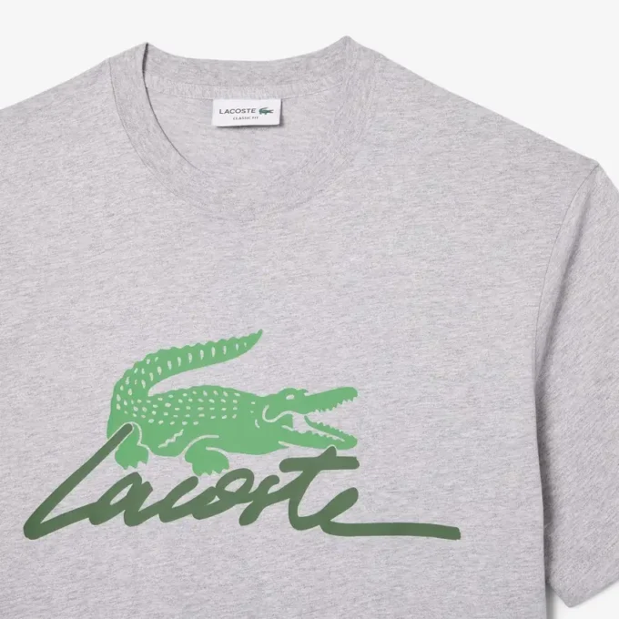 T-shirt da uomo in cotone stampata T-shirt da uomo in cotone stampata