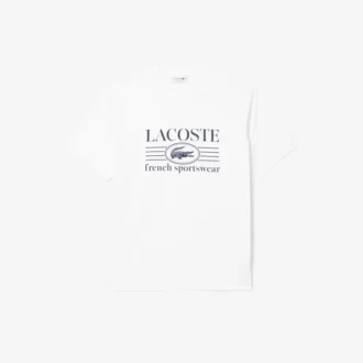 T-shirt da uomo in cotone stampato, vestibilità classica T-shirt da uomo in cotone stampato, vestibilità classica