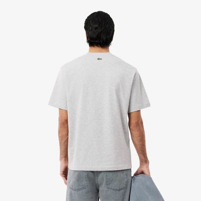 T-shirt da uomo in cotone stampato, vestibilità classica T-shirt da uomo in cotone stampato, vestibilità classica