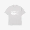 T-shirt da uomo in cotone stampato, vestibilità classica T-shirt da uomo in cotone stampato, vestibilità classica