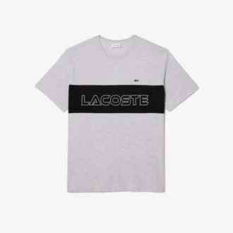 T-shirt da uomo in jersey a blocchi di colore, vestibilità ampia