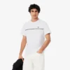 T-shirt da uomo in jersey di cotone con bordi con logo T-shirt da uomo in jersey di cotone con bordi con logo