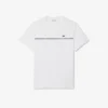 T-shirt da uomo in jersey di cotone con bordi con logo T-shirt da uomo in jersey di cotone con bordi con logo