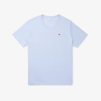T-shirt da uomo in jersey di cotone con collo rotondo e vestibilità ampia