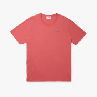 T-shirt da uomo in jersey di cotone con collo rotondo e vestibilità ampia