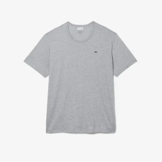 T-shirt da uomo in jersey di cotone con collo rotondo e vestibilità ampia