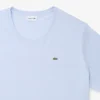 T-shirt da uomo in jersey di cotone con collo rotondo e vestibilità ampia