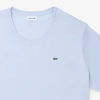 T-shirt da uomo in jersey di cotone con collo rotondo e vestibilità ampia