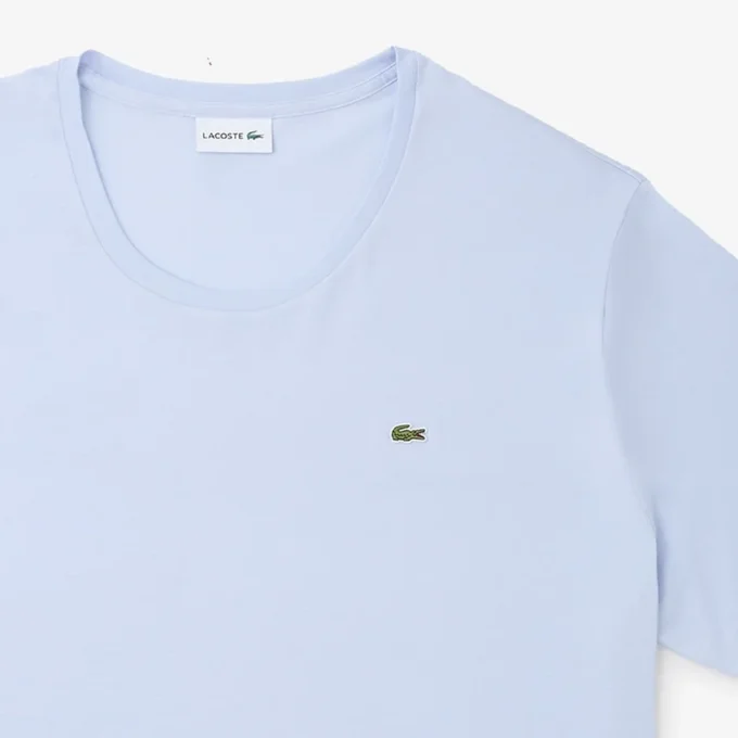 T-shirt da uomo in jersey di cotone con collo rotondo e vestibilità ampia