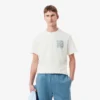 T-shirt da uomo in jersey di cotone con stampa T-shirt da uomo in jersey di cotone con stampa