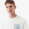 T-shirt da uomo in jersey di cotone con stampa T-shirt da uomo in jersey di cotone con stampa