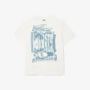 T-shirt da uomo in jersey di cotone con stampa T-shirt da uomo in jersey di cotone con stampa