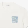 T-shirt da uomo in jersey di cotone con stampa T-shirt da uomo in jersey di cotone con stampa