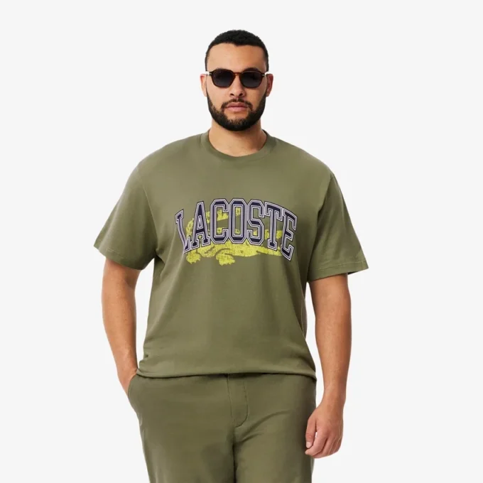 T-shirt da uomo in jersey di cotone Signature T-shirt da uomo in jersey di cotone Signature