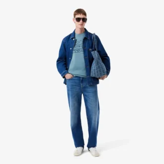 T-shirt da uomo in jersey di cotone stampato