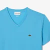 T-shirt da uomo leggera in cotone Pima con scollo a V T-shirt da uomo leggera in cotone Pima con scollo a V