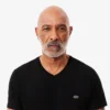 T-shirt da uomo leggera in cotone Pima con scollo a V