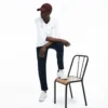 T-shirt da uomo leggera in cotone Pima con scollo a V T-shirt da uomo leggera in cotone Pima con scollo a V