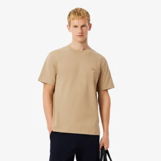 T-shirt da uomo Petit Piqué con collo a costine