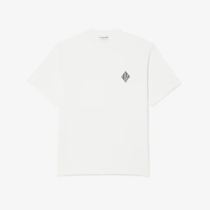 T-shirt dal taglio classico con grande stemma T-shirt dal taglio classico con grande stemma