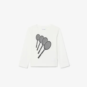 T-shirt in cotone a maniche lunghe