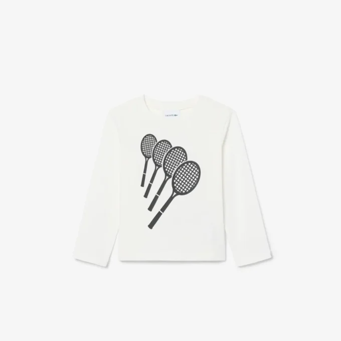 T-shirt in cotone a maniche lunghe T-shirt in cotone a maniche lunghe