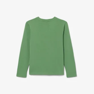 T-shirt in cotone a maniche lunghe