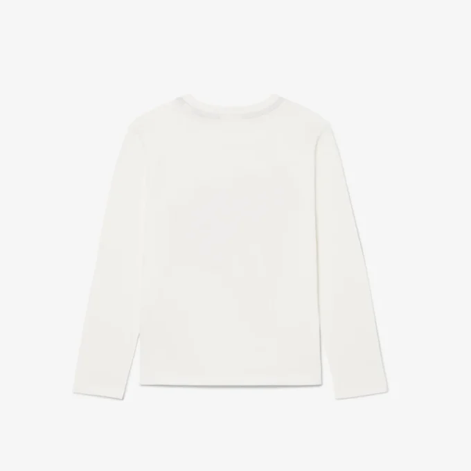 T-shirt in cotone a maniche lunghe T-shirt in cotone a maniche lunghe