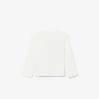 T-shirt in cotone a maniche lunghe