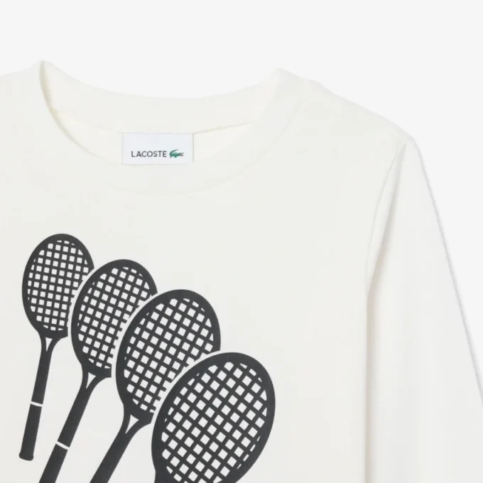 T-shirt in cotone a maniche lunghe T-shirt in cotone a maniche lunghe