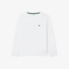 T-shirt in cotone a maniche lunghe per bambini