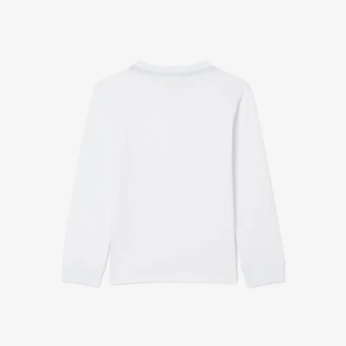 T-shirt in cotone a maniche lunghe per bambini