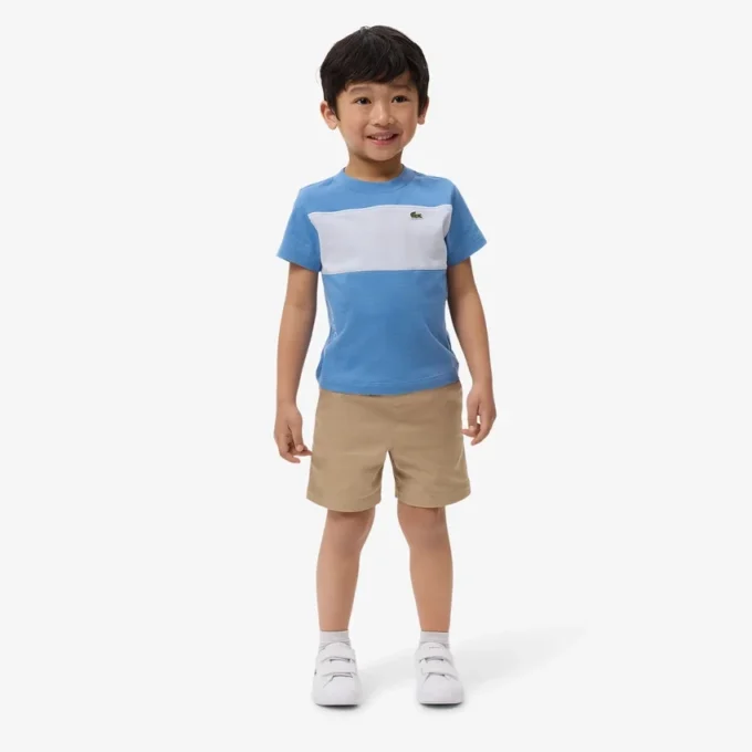 T-shirt in cotone color block T-shirt in cotone color block