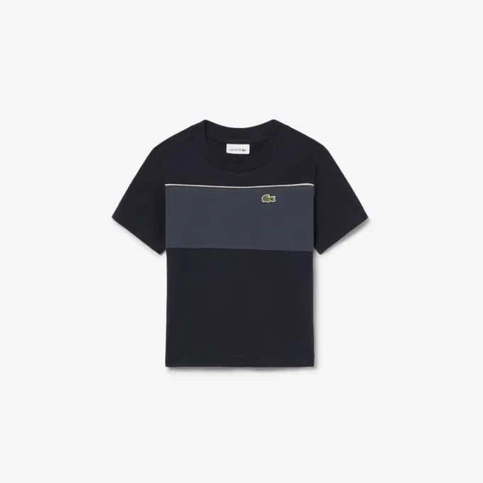 T-shirt in cotone color block T-shirt in cotone color block
