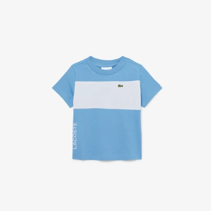 T-shirt in cotone color block T-shirt in cotone color block