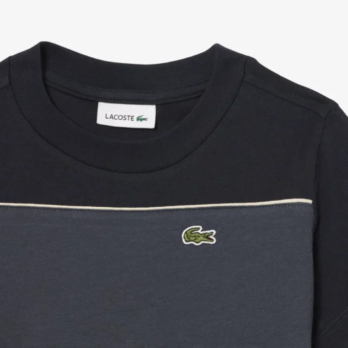T-shirt in cotone color block T-shirt in cotone color block
