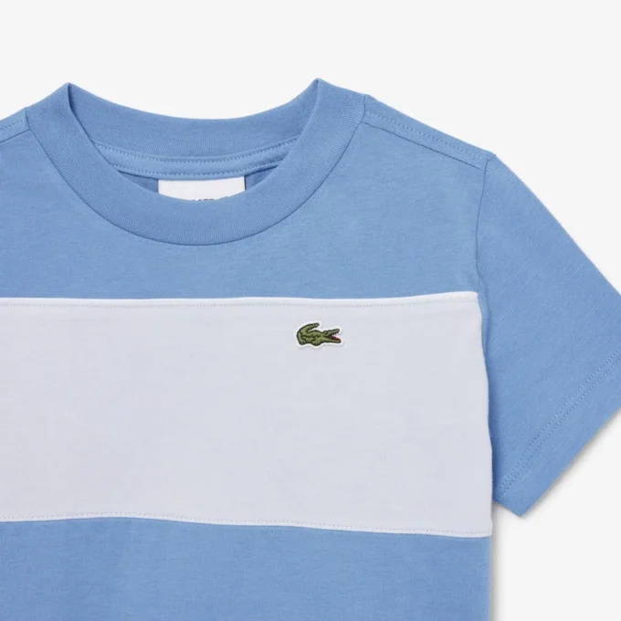 T-shirt in cotone color block T-shirt in cotone color block