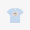 T-shirt in cotone con badge T-shirt in cotone con badge