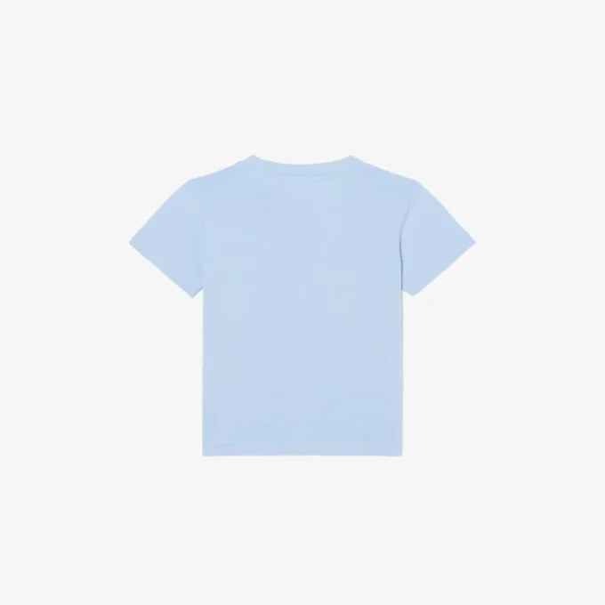 T-shirt in cotone con badge T-shirt in cotone con badge