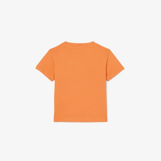 T-shirt in cotone con badge T-shirt in cotone con badge