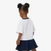 T-shirt in cotone con badge a contrasto T-shirt in cotone con badge a contrasto