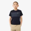 T-shirt in cotone con blocchi di colore T-shirt in cotone con blocchi di colore
