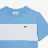 T-shirt in cotone con blocchi di colore T-shirt in cotone con blocchi di colore
