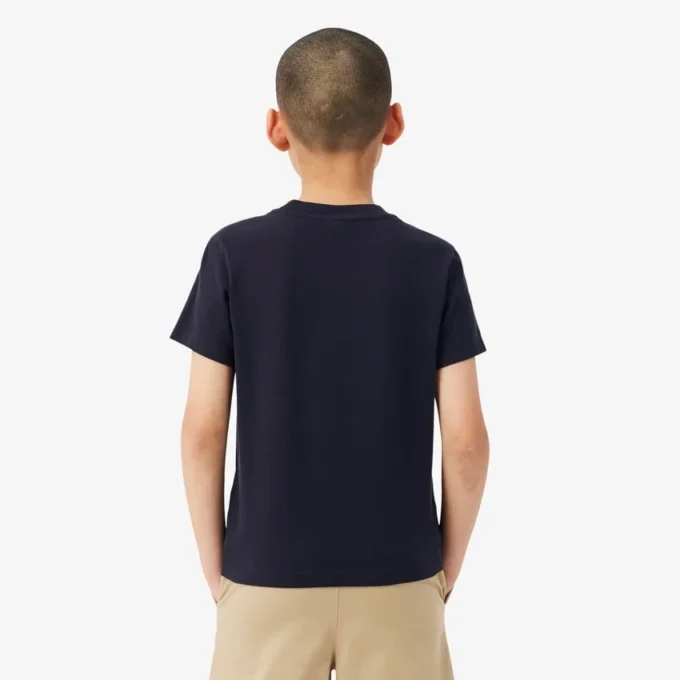 T-shirt in cotone con blocchi di colore T-shirt in cotone con blocchi di colore