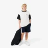 T-shirt in cotone con bordi a contrasto T-shirt in cotone con bordi a contrasto