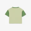 T-shirt in cotone con bordi a contrasto T-shirt in cotone con bordi a contrasto