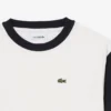 T-shirt in cotone con bordi a contrasto T-shirt in cotone con bordi a contrasto