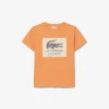 T-shirt in cotone con dettaglio badge T-shirt in cotone con dettaglio badge