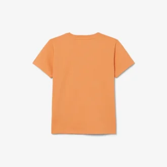 T-shirt in cotone con dettaglio badge