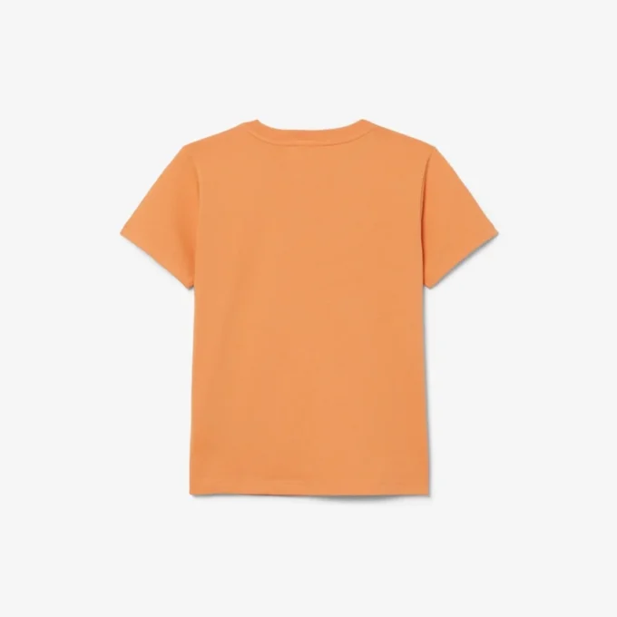 T-shirt in cotone con dettaglio badge T-shirt in cotone con dettaglio badge